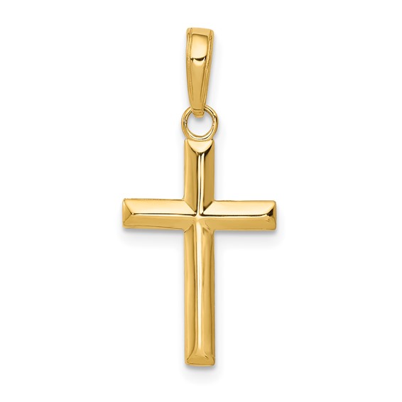 Gold Latin Cross Pendant