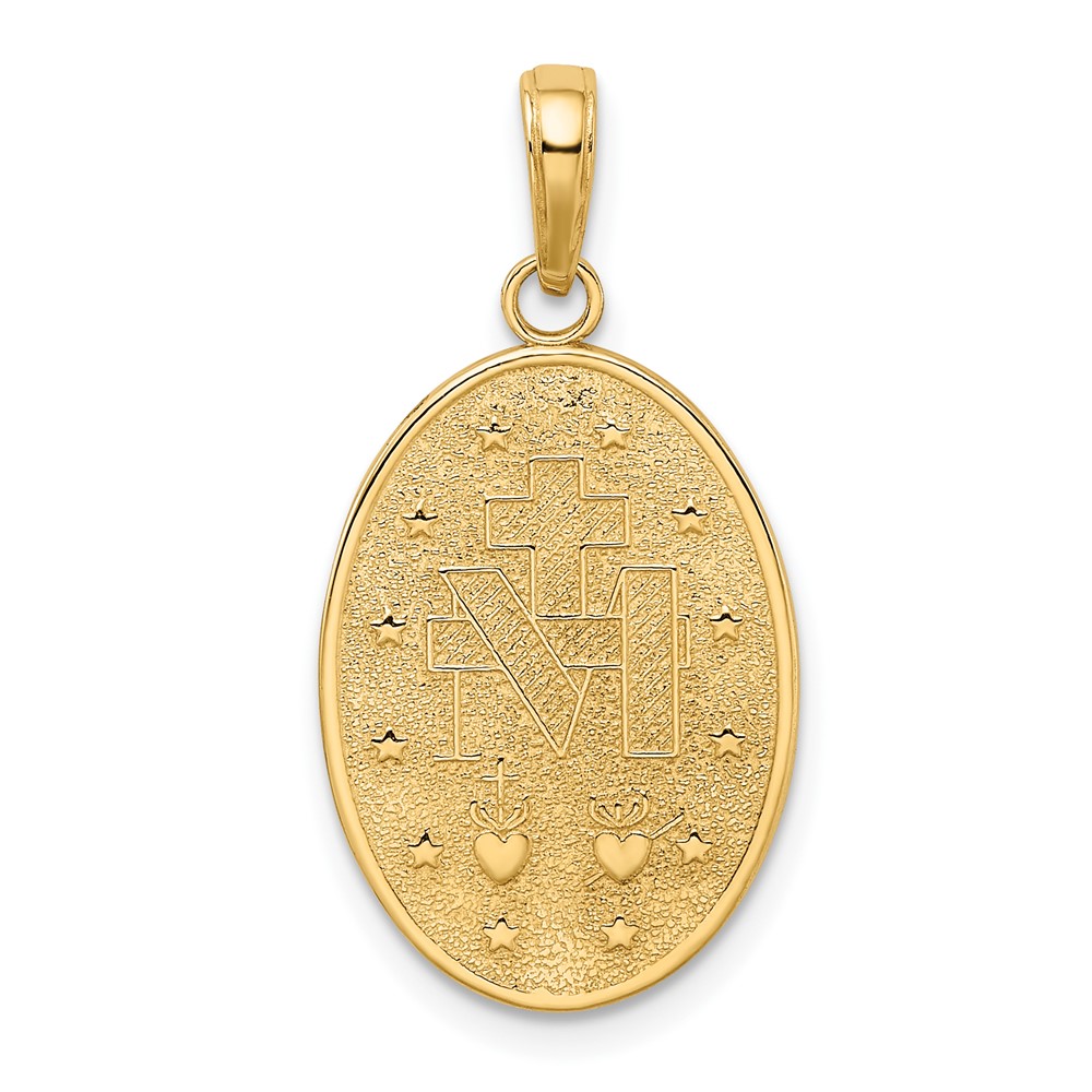 14k Miraculous Medal Pendant (M1433)
