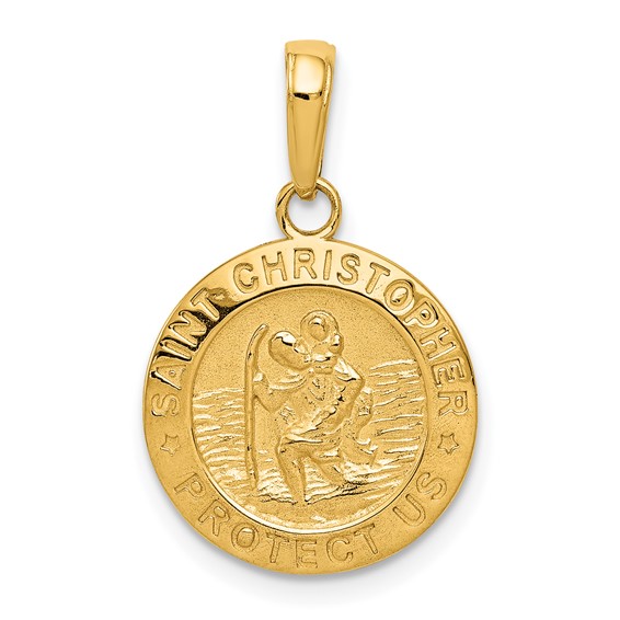 Gold St. Christopher Pendants
