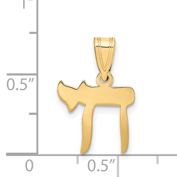 Gold Chai Pendant