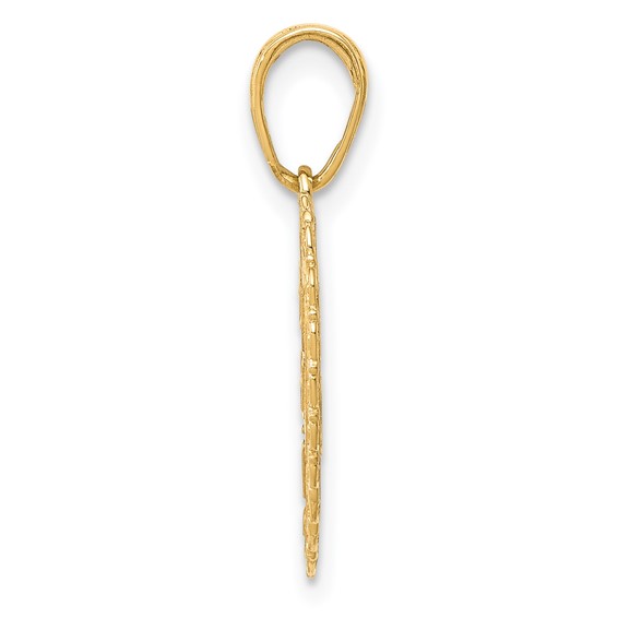 Gold Reversible FOR MY DAUGHTER Pendant