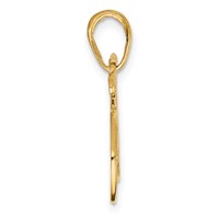 14K Polished Bicycle Charm view 2