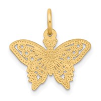 14K Butterfly Charm view 3