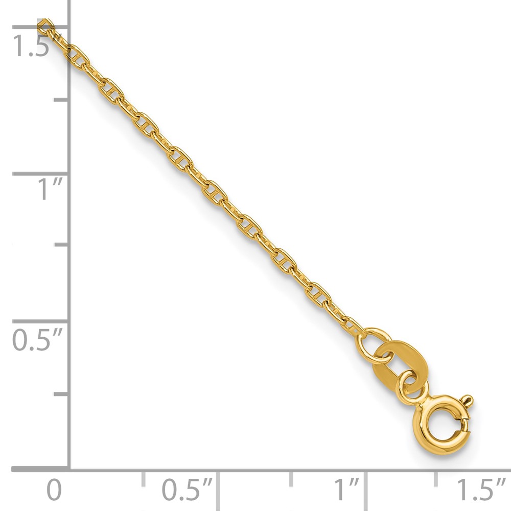 14k 1.5mm Mariners Link Chain (MA040-9)