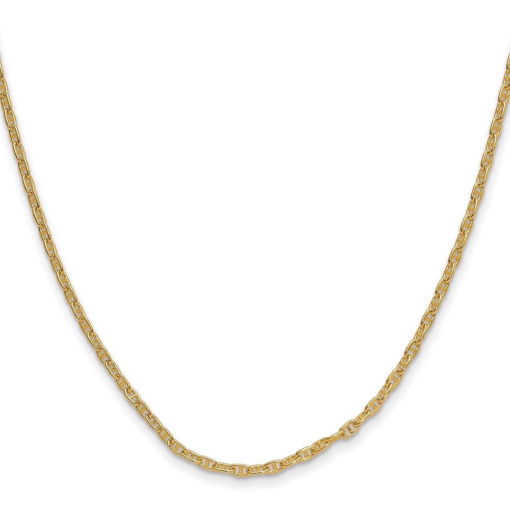 14k 2.35mm Mariners Link Chain (MA065-20)