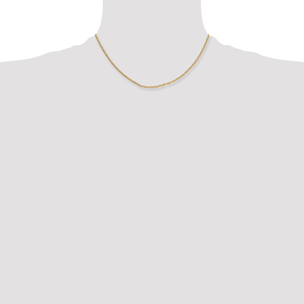 14k 2.35mm Mariners Link Chain (MA065-16)