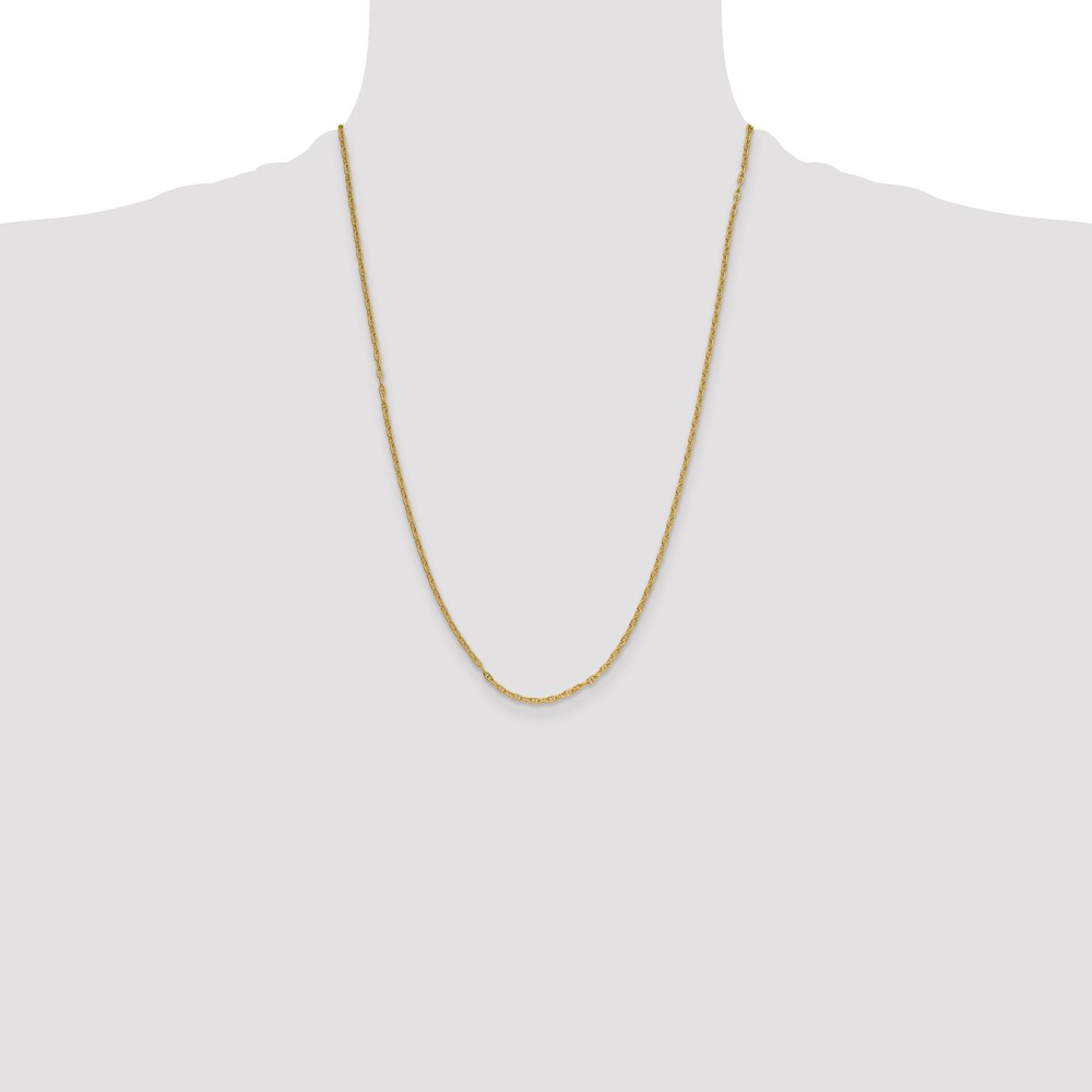 14k 2.35mm Mariners Link Chain (MA065-24)