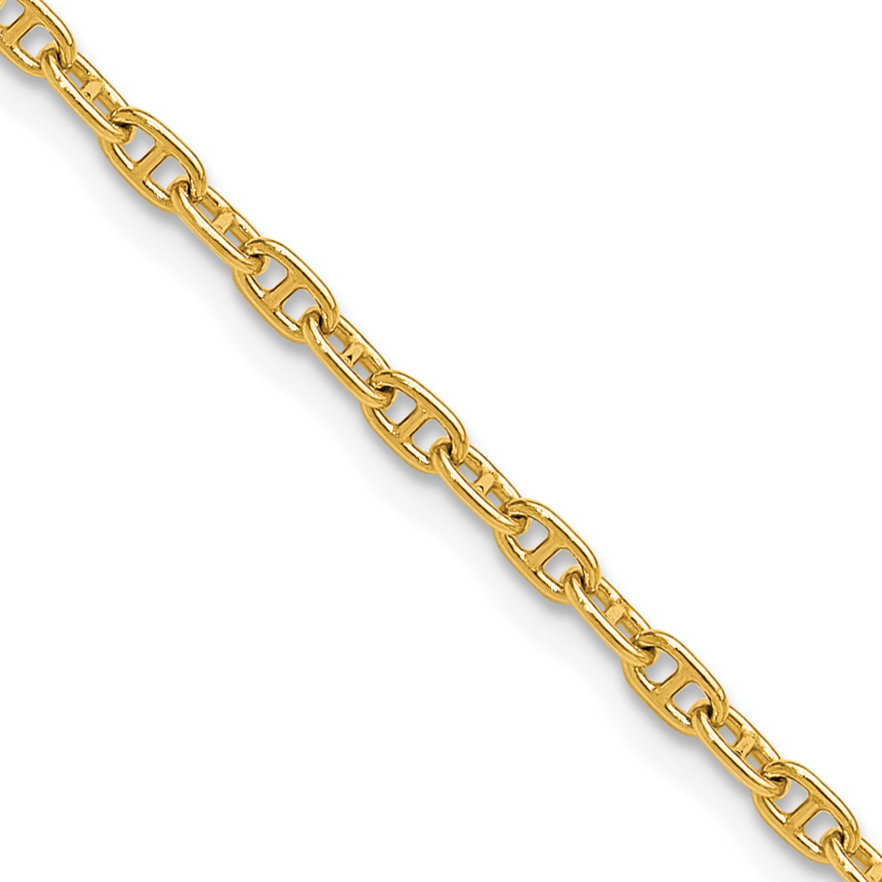 14k 2.35mm Mariners Link Chain (MA065-16)