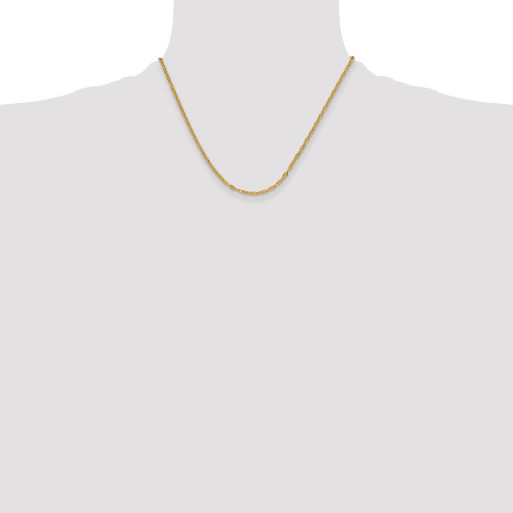 14k 3.0mm Mariners Link Chain (MA080-18)