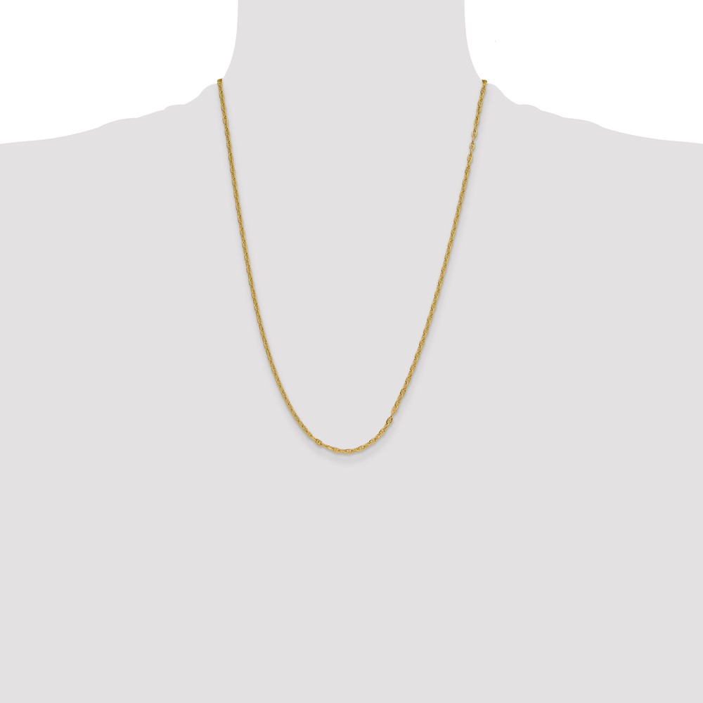 14k 3.0mm Mariners Link Chain (MA080-24)