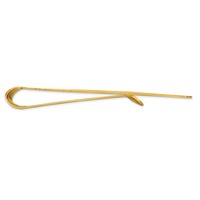 14K Yellow Gold #1 Dad Mens Money Clip view 2