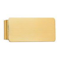 14K Yellow Gold Mens Textured Money Clip view 1