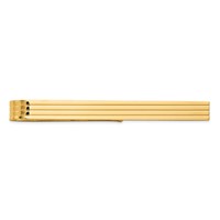 14K Yellow Gold Mens Grooved Tie Bar view 1
