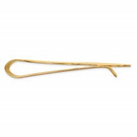 14K Yellow Gold Polished Dollar Sign Money Clip view 2