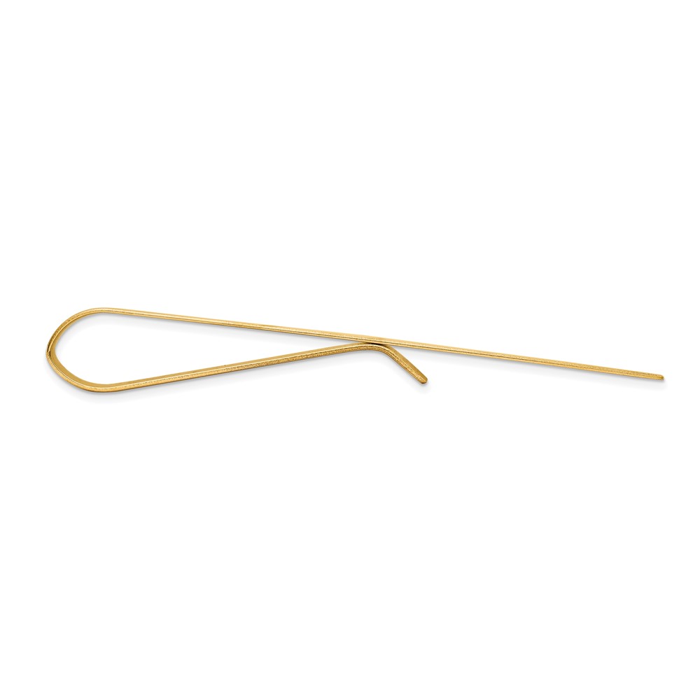 14k Men's Polished Tie Bar (MC182)