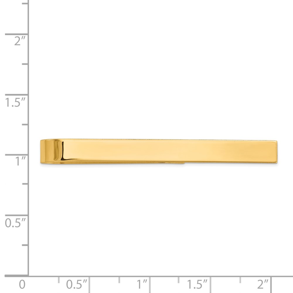 14k Men's Polished Tie Bar (MC182)