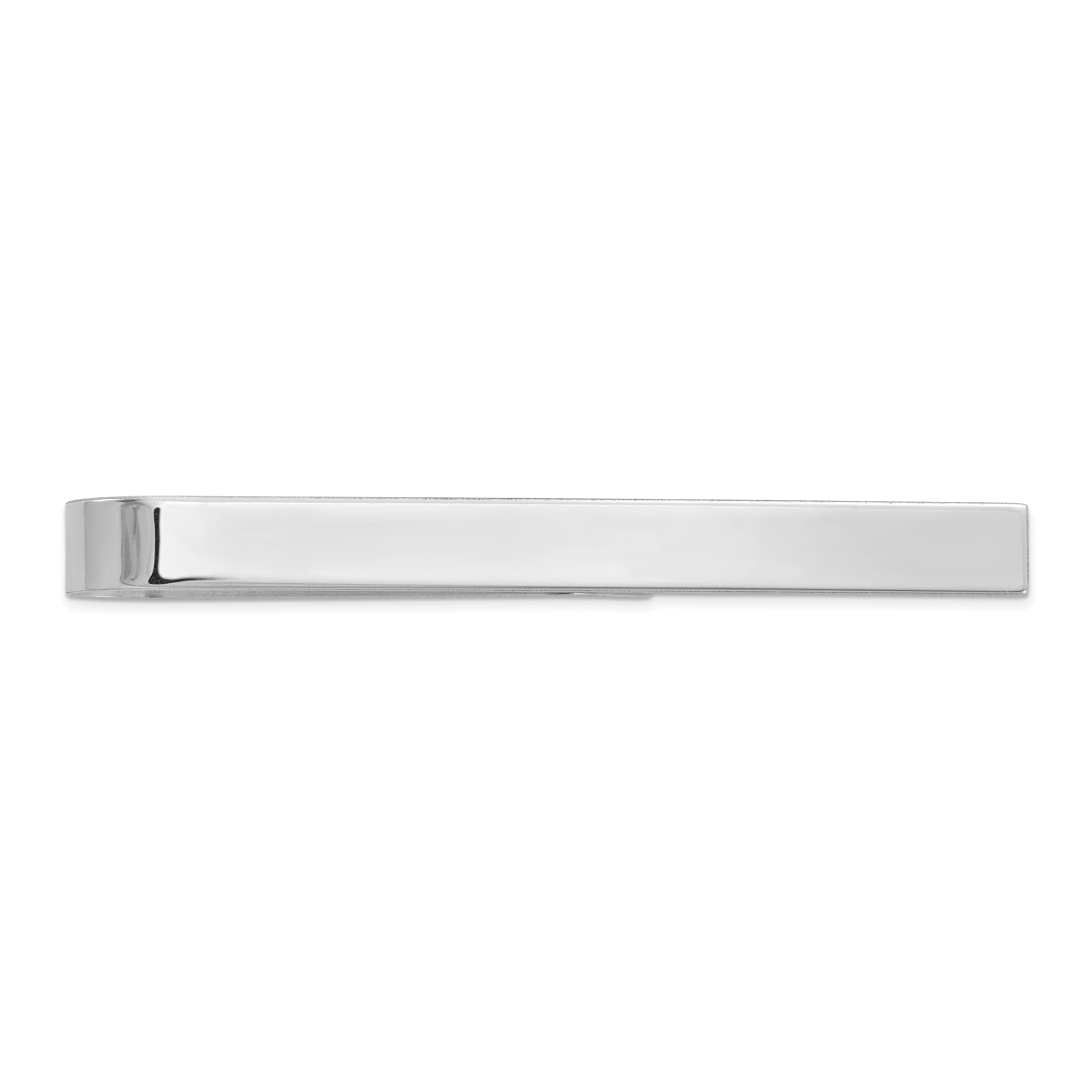 14k White Gold Polished Tie Bar (MC182W)