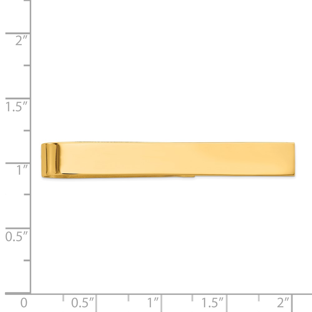 14k Men's Polished Tie Bar (MC183)