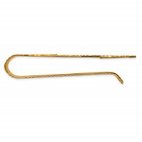 14K Yellow Gold Polished Textured Dollar Sign Money Clip view 2