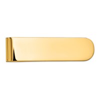 14K Yellow Gold Mens Polished Money Clip view 1