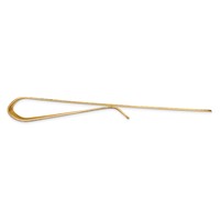 14K Yellow Gold Mens Grooved Polished Money Clip view 2