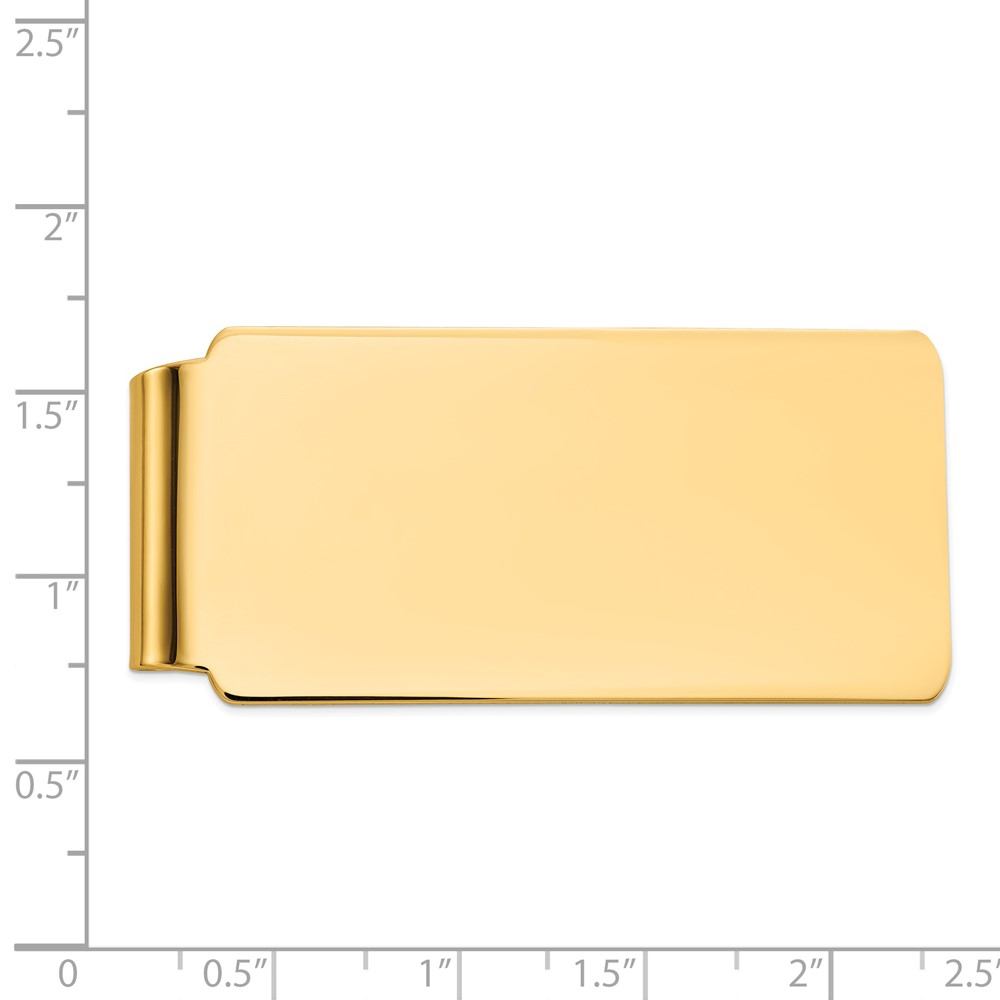 14k Men's Polished Money Clip (MC5)