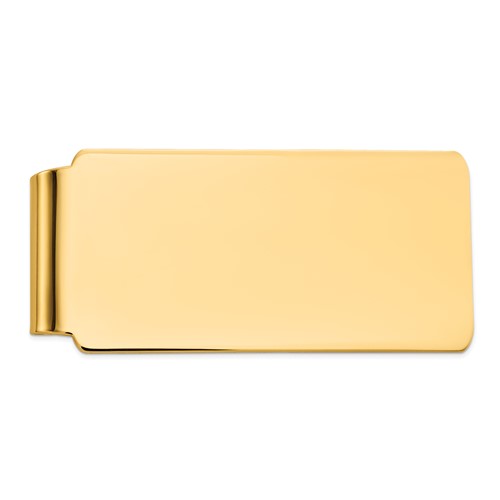 14K Yellow Gold Mens Polished Money Clip
