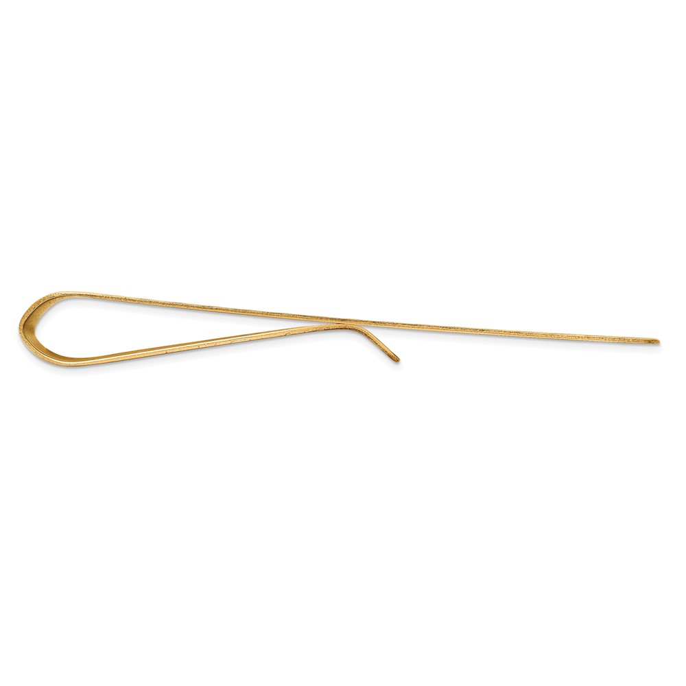 14k Men's Grooved Polished Money Clip (MC51)