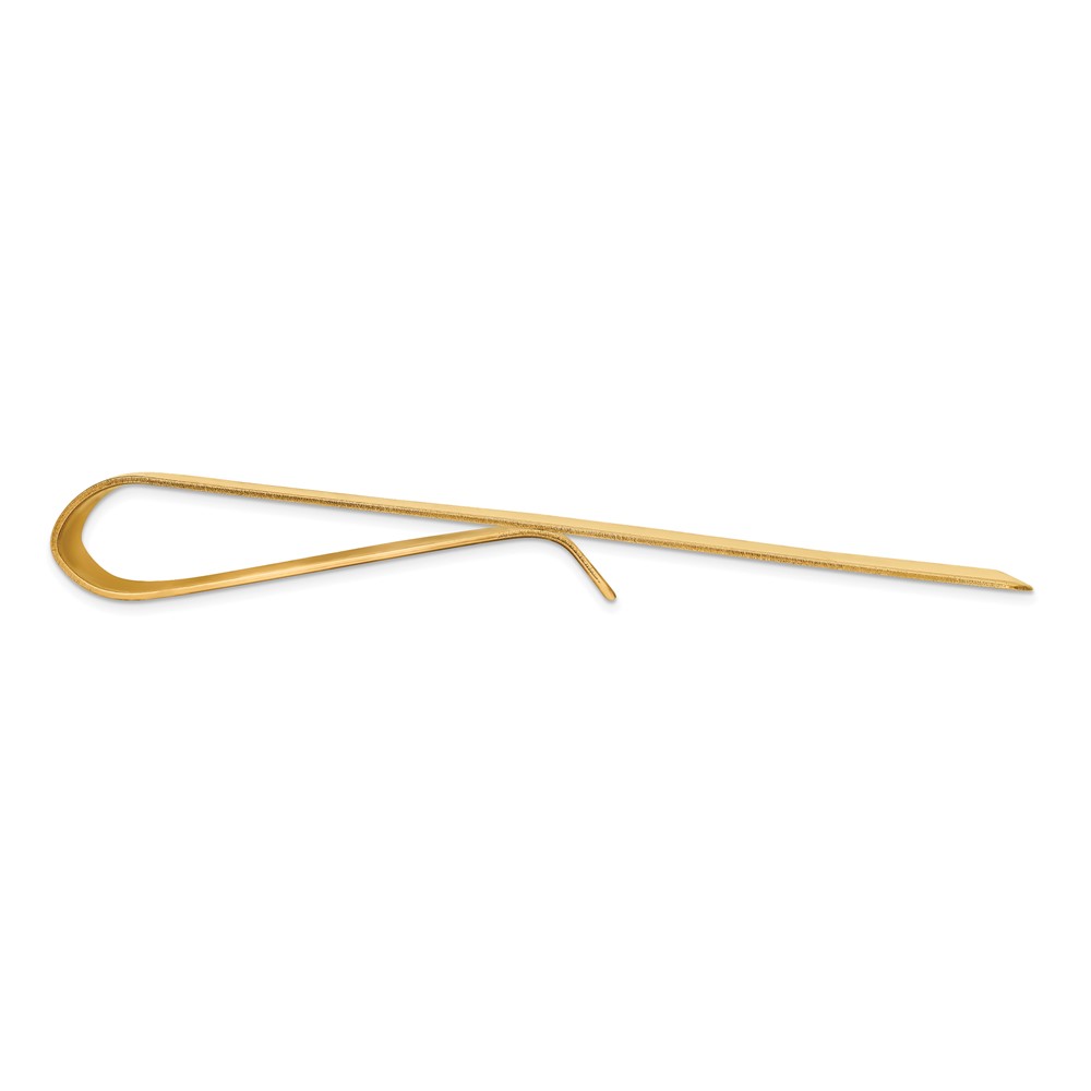 14k Men's Grooved Polished Money Clip (MC52)