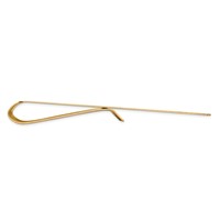 14K Yellow Gold Mens Grooved Polished Money Clip view 2