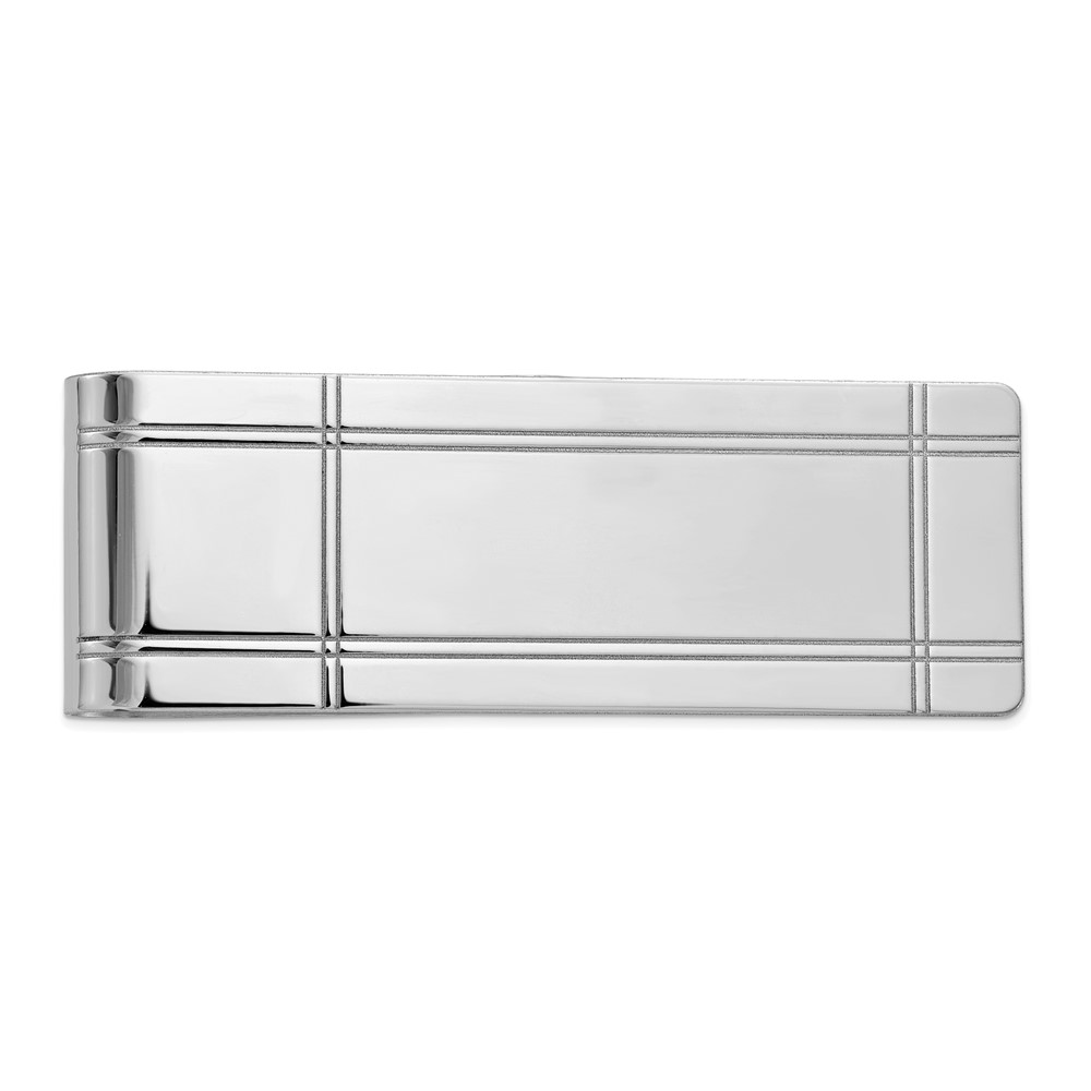 14k White Gold Money Clip (MC53W)