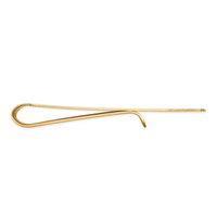 14K Yellow Gold Mens Engravable Money Clip view 2
