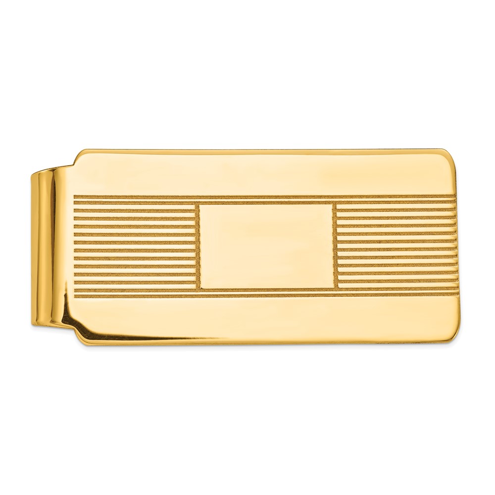 14k Men's Engravable Money Clip (MC71A)