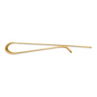 14K Yellow Gold Mens Grooved Money Clip view 2