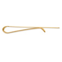 14K Yellow Gold Mens Satin Finish Money Clip view 2