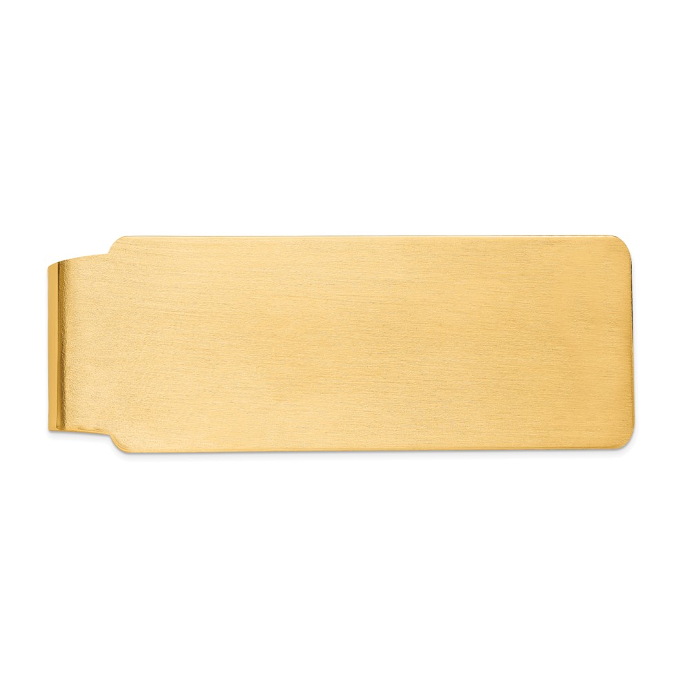 14k Men's Satin Finish Money Clip (MC99A)
