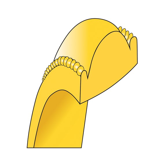 Comfort Fit Milgrain 4mm Wedding Band