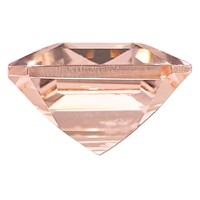 9x 7mm Emerald Cut Morganite AA Quality view 2