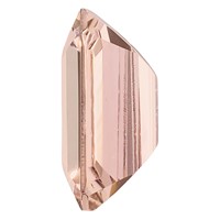 9x 7mm Emerald Cut Morganite AA Quality view 3