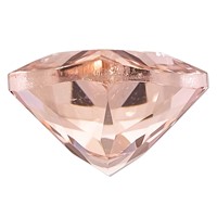 7x5mm Pear Morganite AA Quality view 2