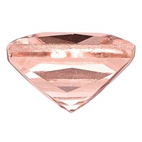6mm Princess Morganite AA Quality view 2