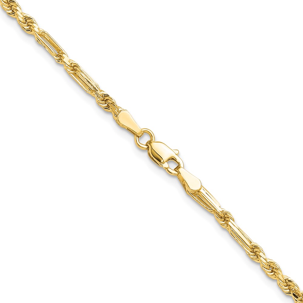 14k 2.75mm D/C Milano Rope Chain (MIL050-20)