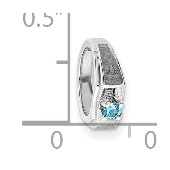 10ky Birthstone Pendant Blue Topaz (DEC)