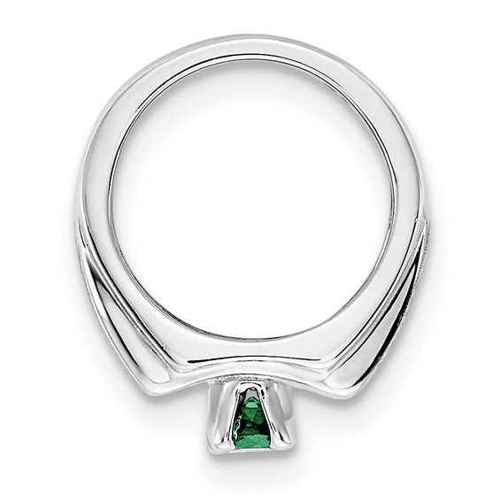 10kw Birthstone Pendant Emerald (MAY)