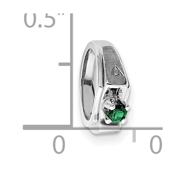 10kw Birthstone Pendant Emerald (MAY)