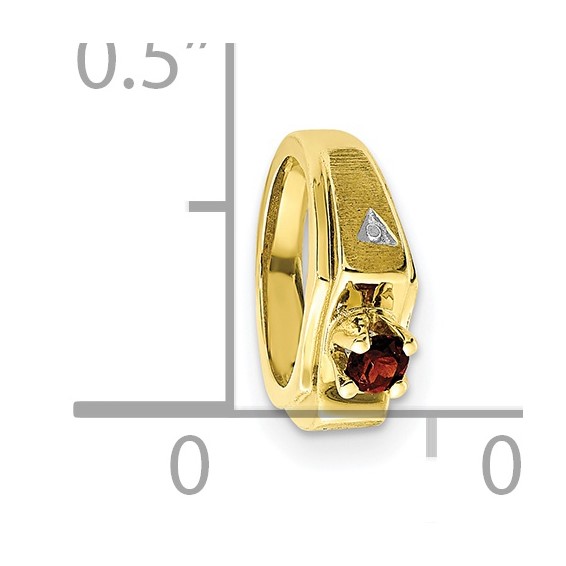 10ky Birthstone Pendant Garnet (JAN)