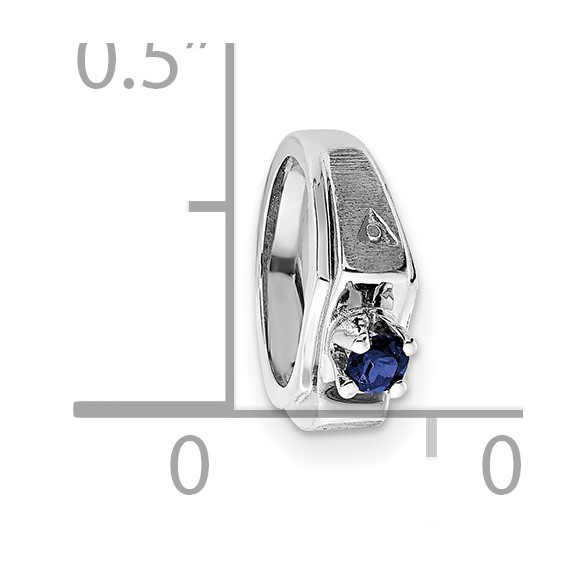 10kw Birthstone Pendant Sapphire (SEPT)