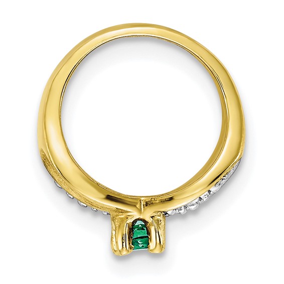 10ky Birthstone Pendant Emerald (MAY)