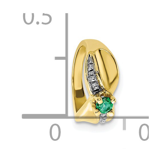 10ky Birthstone Pendant Emerald (MAY)