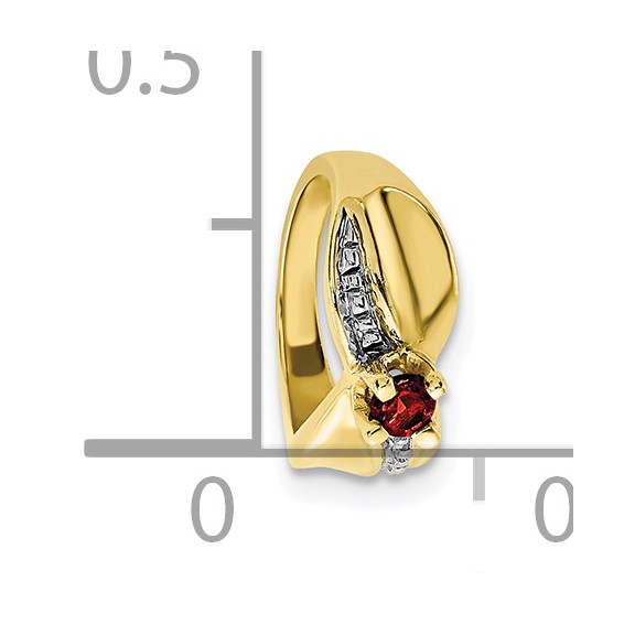 10ky Birthstone Pendant Garnet (JAN)